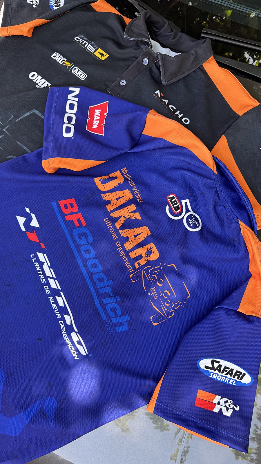Jersey rally sublimado a full color para Multiservicios Dakar